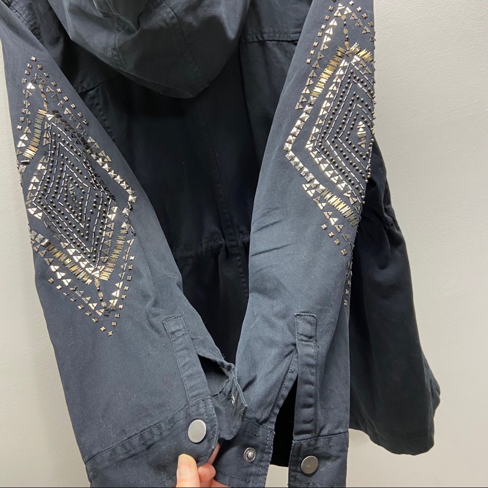 DONATED Torrid Embellished Hooded Anorak Jacket - Picture 8 of 11